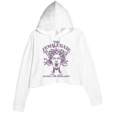 The Female Gaze Crop Fleece Hoodie