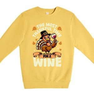 Thanksgiving Family Gift Premium Crewneck Sweatshirt