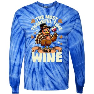 Thanksgiving Family Gift Tie-Dye Long Sleeve Shirt