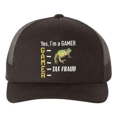 Tax Fraud Gamer Yupoong Adult 5-Panel Trucker Hat