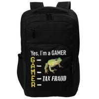 Tax Fraud Gamer Impact Tech Backpack