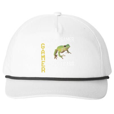 Tax Fraud Gamer Snapback Five-Panel Rope Hat