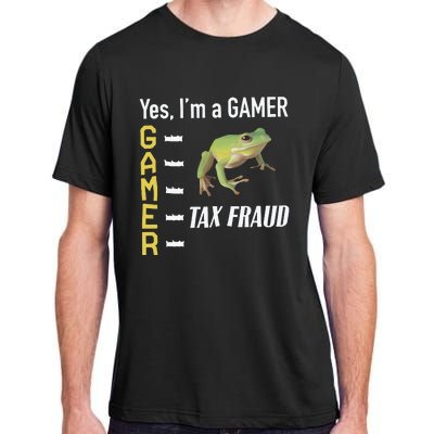 Tax Fraud Gamer Adult ChromaSoft Performance T-Shirt