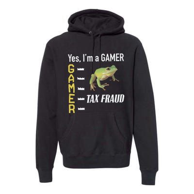 Tax Fraud Gamer Premium Hoodie