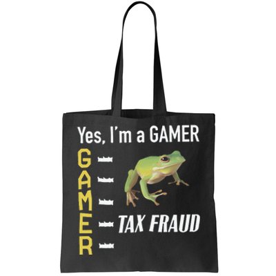 Tax Fraud Gamer Tote Bag