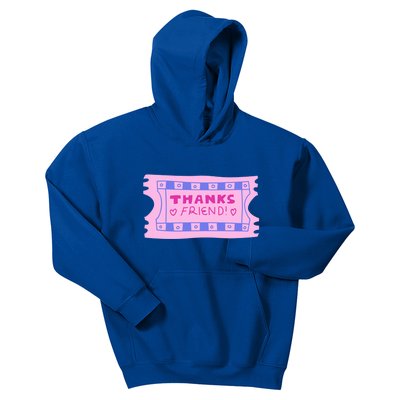 Thanks Friend Gift Kids Hoodie