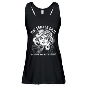 The Female Gaze Petrify The Patriarchy Feminist Ladies Essential Flowy Tank