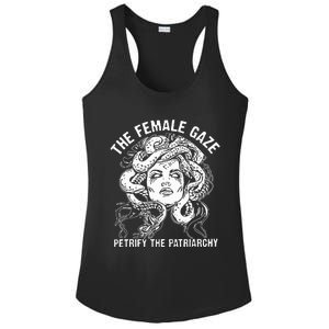 The Female Gaze Petrify The Patriarchy Feminist Ladies PosiCharge Competitor Racerback Tank