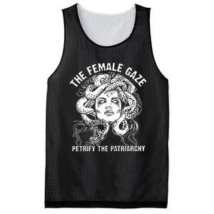 The Female Gaze Petrify The Patriarchy Feminist Mesh Reversible Basketball Jersey Tank