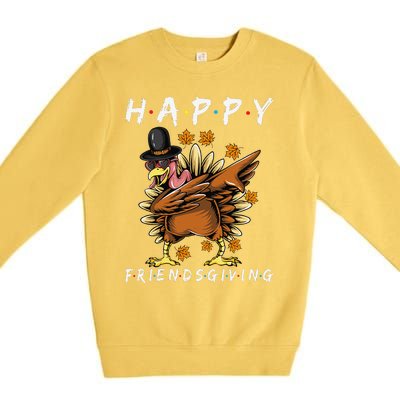 Turkey Friends Giving Happy Friendsgiving Funny Thanksgiving Gift Premium Crewneck Sweatshirt