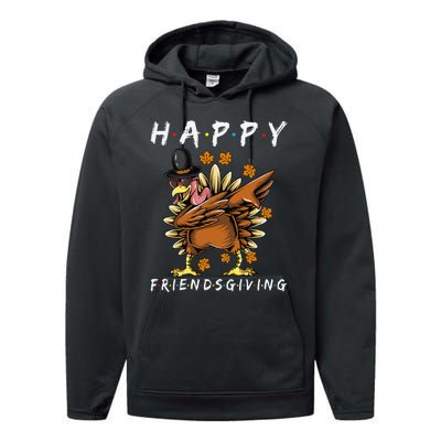 Turkey Friends Giving Happy Friendsgiving Funny Thanksgiving Gift Performance Fleece Hoodie