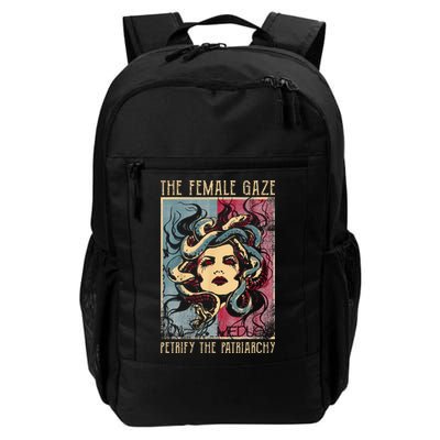 The Female Gaze Petrify The Patriarchy Medusa Backpack