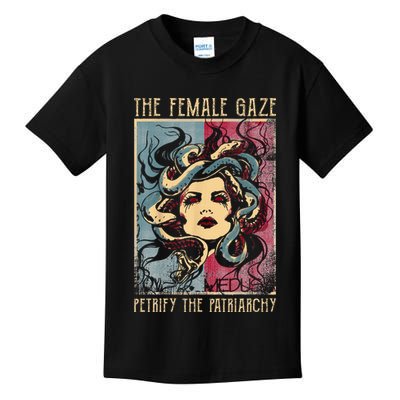 The Female Gaze Petrify The Patriarchy Medusa Kids T-Shirt