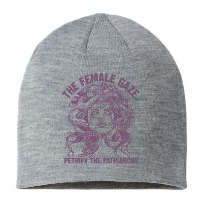 The Female Gaze Petrify The Patriarchy Feminist Witch Sustainable Beanie