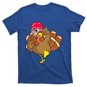 Thanksgiving Football Gift Turkey Football Funny Gift Great Gift T-Shirt