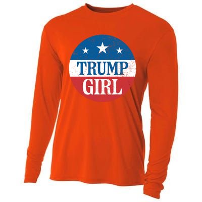 Trump Funny Gift Cooling Performance Long Sleeve Crew