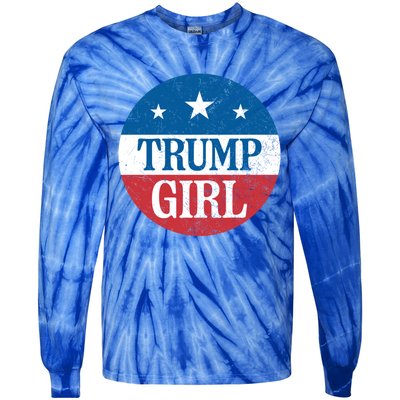 Trump Funny Gift Tie-Dye Long Sleeve Shirt