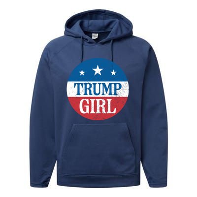 Trump Funny Gift Performance Fleece Hoodie