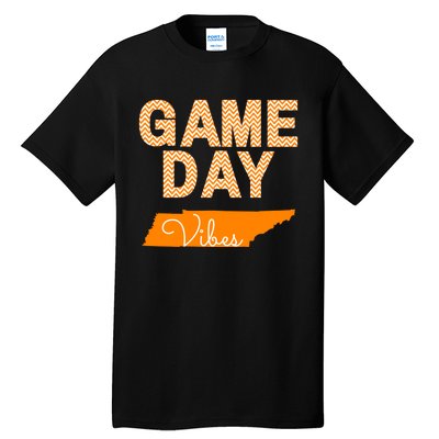 Tennessee Football Game Day Vibes Fall Tailgate Tall T-Shirt