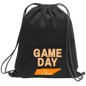 Tennessee Football Game Day Vibes Fall Tailgate Sweatshirt Cinch Pack Bag