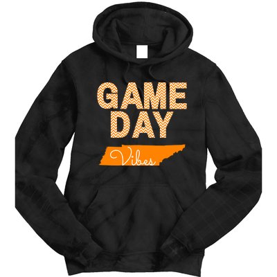 Tennessee Football Game Day Vibes Fall Tailgate Tie Dye Hoodie