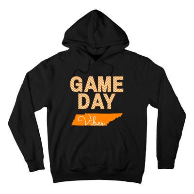 Tennessee Football Game Day Vibes Fall Tailgate Tall Hoodie