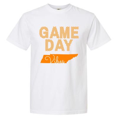 Tennessee Football Game Day Vibes Fall Tailgate Garment-Dyed Heavyweight T-Shirt