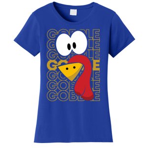 Turkey Face Gobble Gobble Gift Women's T-Shirt