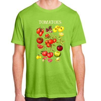 Tomatoes Funny Gardener Garden Gardening Tomato Botanical Meaningful Gift Adult ChromaSoft Performance T-Shirt