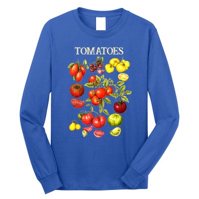 Tomatoes Funny Gardener Garden Gardening Tomato Botanical Meaningful Gift Long Sleeve Shirt