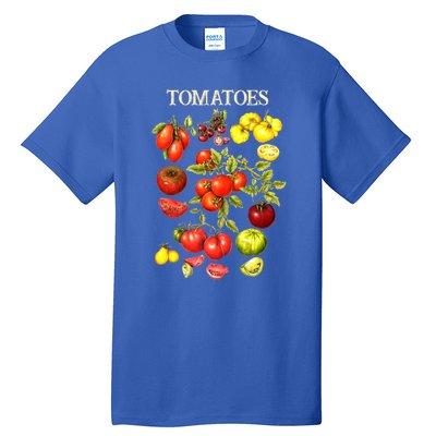 Tomatoes Funny Gardener Garden Gardening Tomato Botanical Meaningful Gift Tall T-Shirt