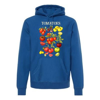 Tomatoes Funny Gardener Garden Gardening Tomato Botanical Meaningful Gift Premium Hoodie