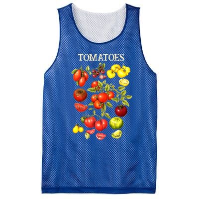 Tomatoes Funny Gardener Garden Gardening Tomato Botanical Meaningful Gift Mesh Reversible Basketball Jersey Tank