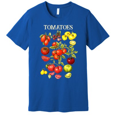 Tomatoes Funny Gardener Garden Gardening Tomato Botanical Meaningful Gift Premium T-Shirt