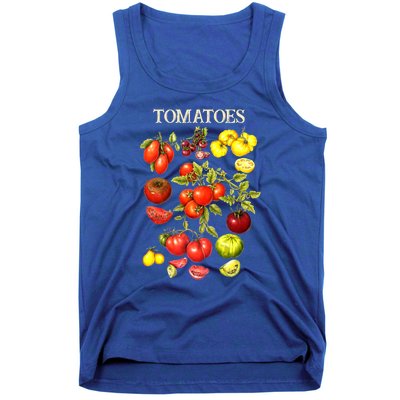 Tomatoes Funny Gardener Garden Gardening Tomato Botanical Meaningful Gift Tank Top