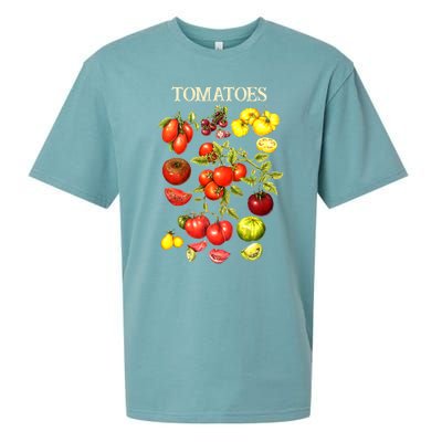 Tomatoes Funny Gardener Garden Gardening Tomato Botanical Meaningful Gift Sueded Cloud Jersey T-Shirt