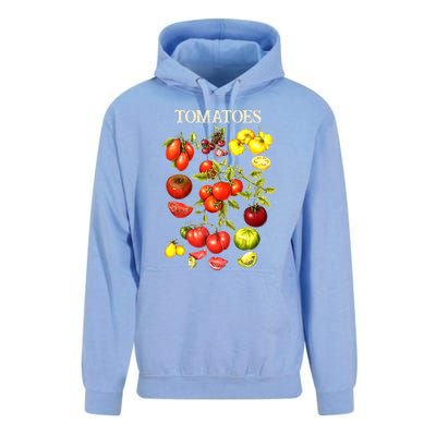 Tomatoes Funny Gardener Garden Gardening Tomato Botanical Meaningful Gift Unisex Surf Hoodie