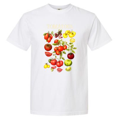 Tomatoes Funny Gardener Garden Gardening Tomato Botanical Meaningful Gift Garment-Dyed Heavyweight T-Shirt