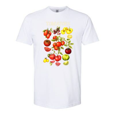 Tomatoes Funny Gardener Garden Gardening Tomato Botanical Meaningful Gift Softstyle CVC T-Shirt