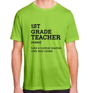 Team First Grade Back To School 1st Grade Teacher Student Gift Adult ChromaSoft Performance T-Shirt