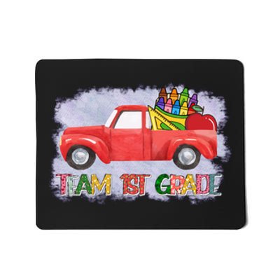 Team First Grade Back To School 1st Grade Teacher Student 100 Days Of School Mousepad