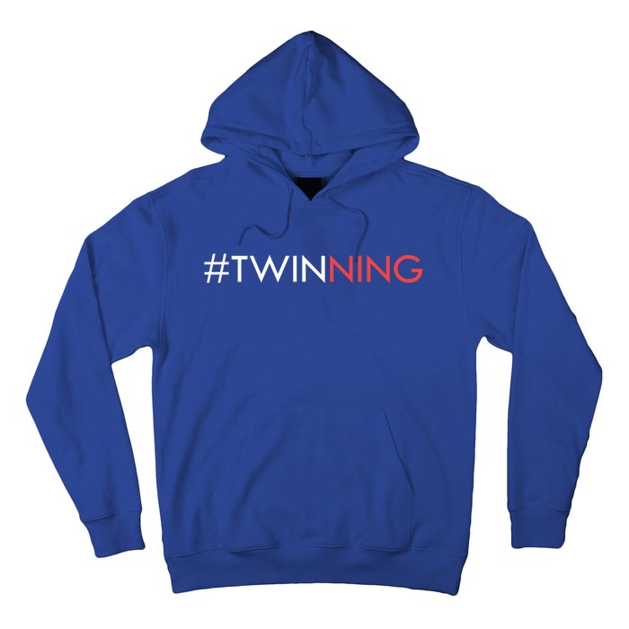 Twinning Funny Gift Funny Twins Matching Gift Hoodie