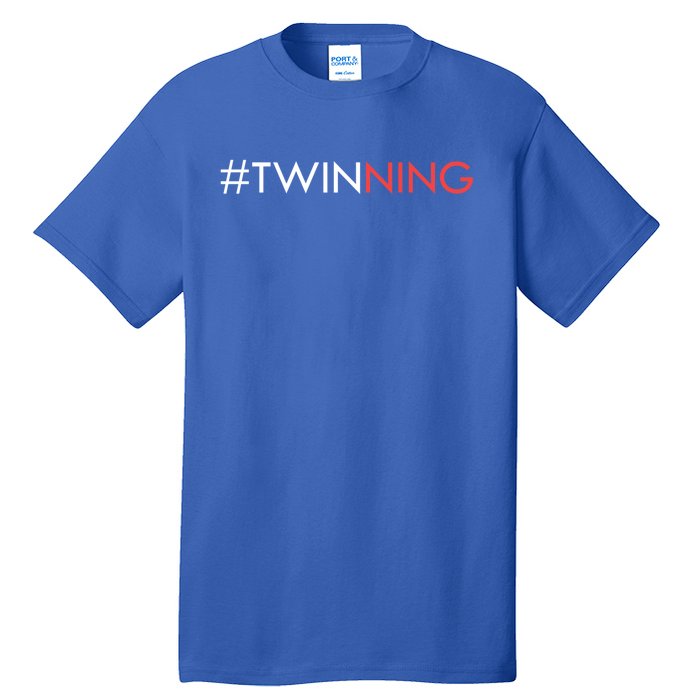 Twinning Funny Gift Funny Twins Matching Gift Tall T-Shirt