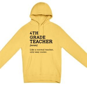 Team Fourth Grade Back To School 4th Grade Teacher Student Premium Pullover Hoodie