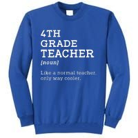 Team Fourth Grade Back To School 4th Grade Teacher Student Tall Sweatshirt