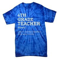 Team Fourth Grade Back To School 4th Grade Teacher Student Tie-Dye T-Shirt