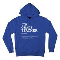 Team Fourth Grade Back To School 4th Grade Teacher Student Tall Hoodie