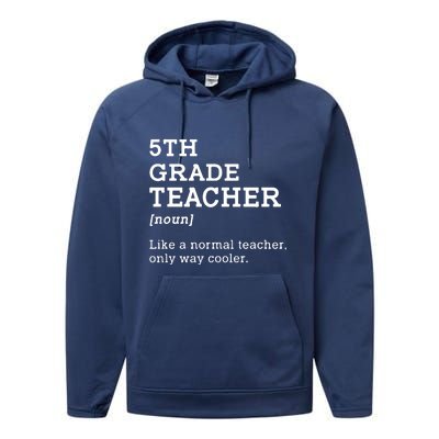 Team Fifth Grade Back To School 5th Grade Teacher Student Performance Fleece Hoodie