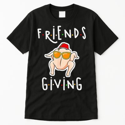 Turkey Friends Giving Happy Friendsgiving Tall T-Shirt