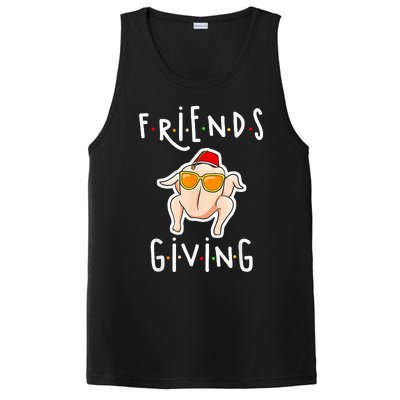 Turkey Friends Giving Happy Friendsgiving PosiCharge Competitor Tank